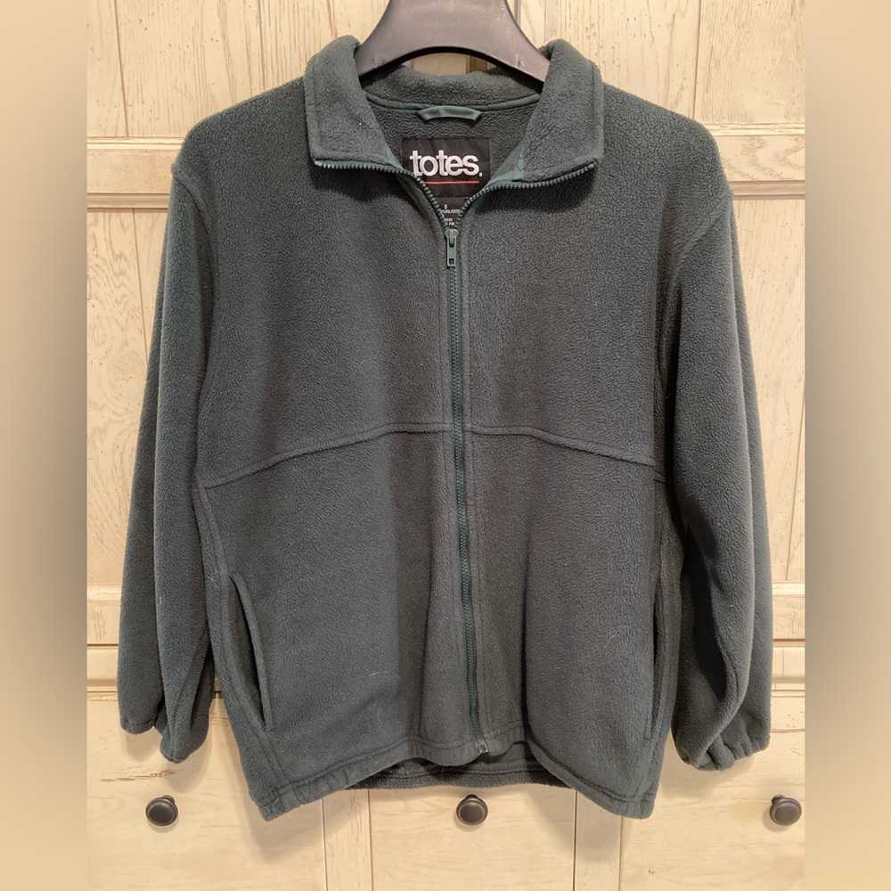 Totes Hunter Green Fleece Jacket - Unisex Size Small